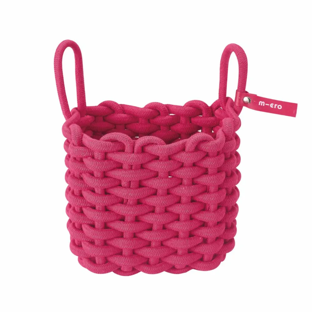 Micro løbehjul tilbehør - Kurv, Rosa| Løbehjul