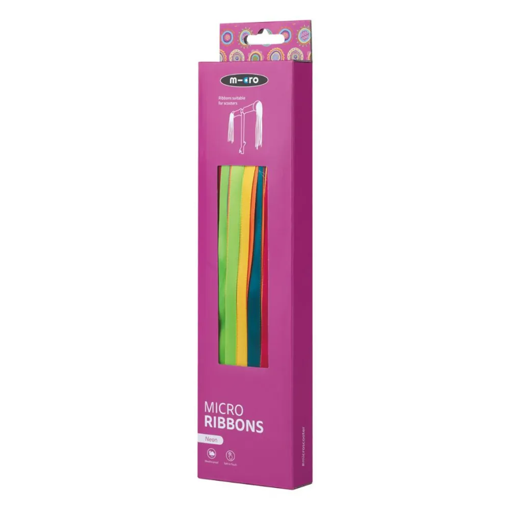 Micro løbehjul tilbehør - Streamers, Neon| Løbehjul
