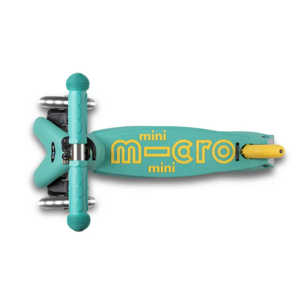 Micro - Mini Deluxe ECO LED, Mint| Løbehjul