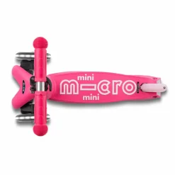 Micro - Mini Deluxe foldbar LED, Pink| Løbehjul|Løbecykler
