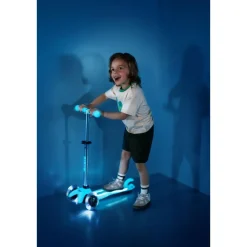 Micro - Mini Deluxe Glow LED Plus, Aqua| Løbehjul|Tumlinge Legetøj