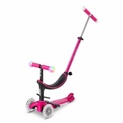 Micro - Mini2grow Deluxe Magic LED, Pink| Løbehjul|Løbecykler