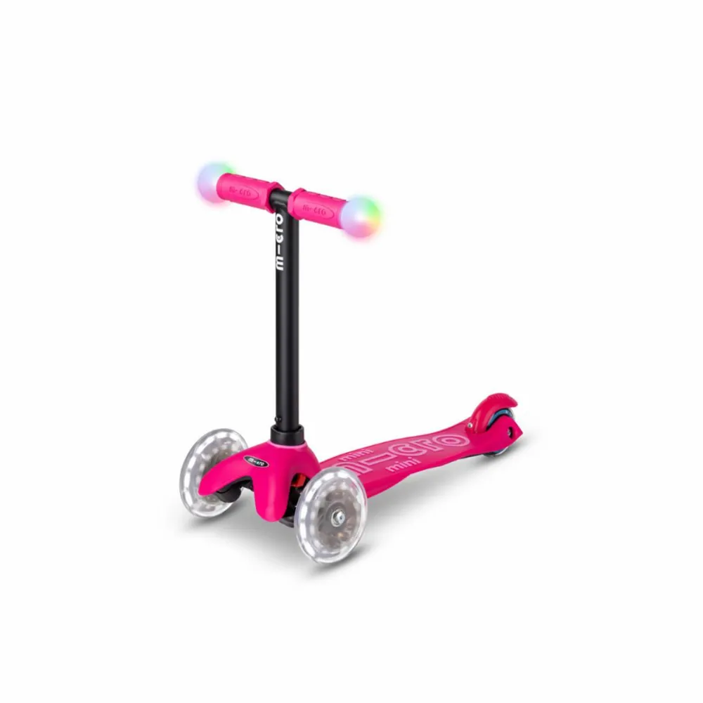 Micro - Mini2grow Deluxe Magic LED, Pink| Løbehjul|Løbecykler