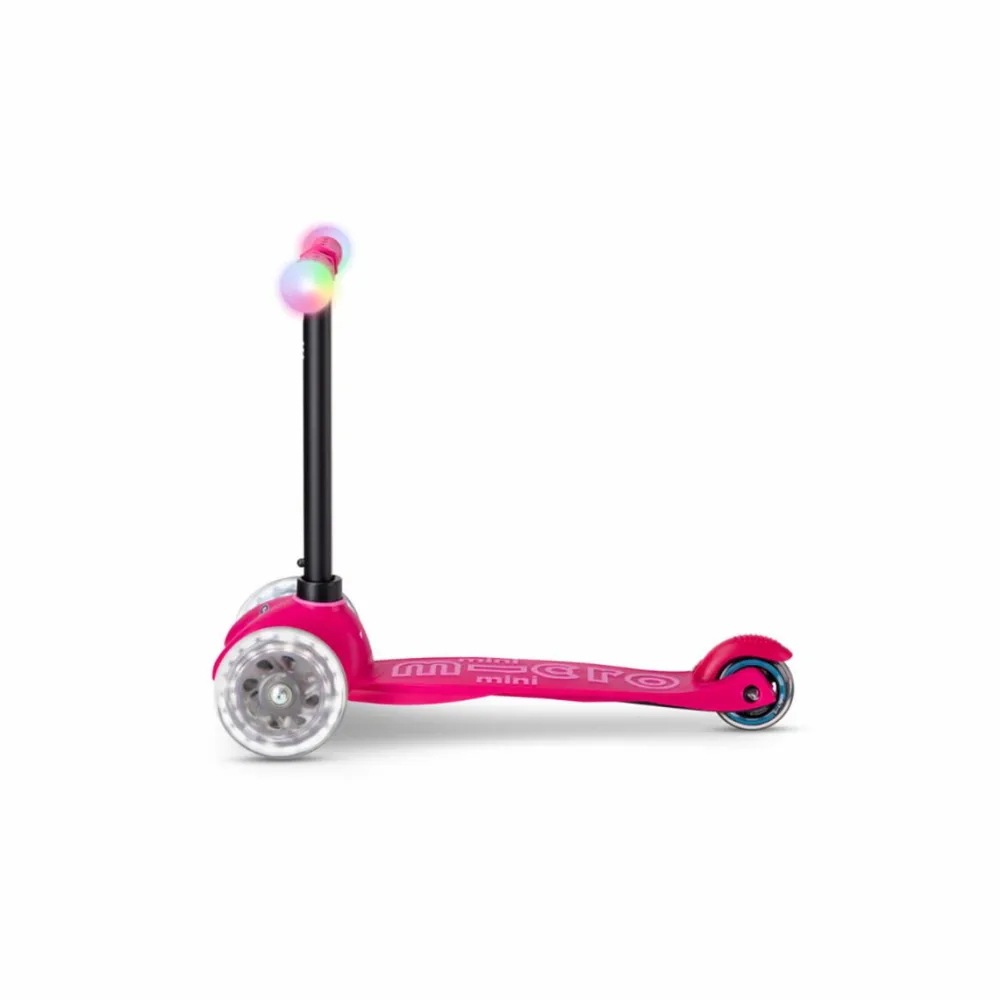 Micro - Mini2grow Deluxe Magic LED, Pink| Løbehjul|Løbecykler