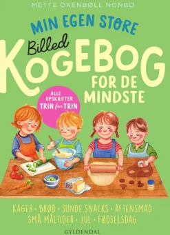 Min egen store billedkogebog for de mindste|Børn Med I Køkkenet|Børnebøger