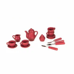 Egmont Toys Miniature tesæt af porcelæn - Cherry| Legekøkken & Legemad