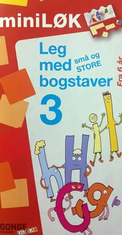 mini-LØK - Leg med små og store bogstaver 3| Skolesjov|Montessori