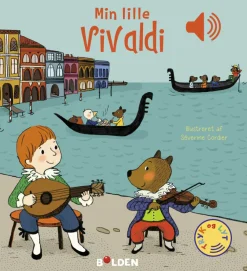 Forlaget Bolden Min lille Vivaldi - En bog med lyd|Børn Børnebøger|Babylegetøj