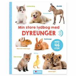 Forlaget Bolden Min store lydbog med dyreunger|Børn Børnebøger
