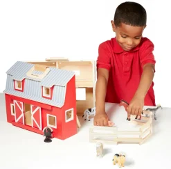 Melissa & Doug Mobil Bondegård| Dukkehus & Legesæt