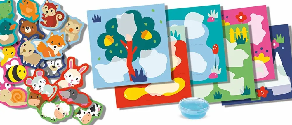 SES Creative My First - Hvor bor dyrene?| Kreativ Leg|Babylegetøj