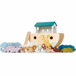Tender Leaf Noahs Ark - Inkl 10 dyrepar| Trælegetøj|Dyrefigurer