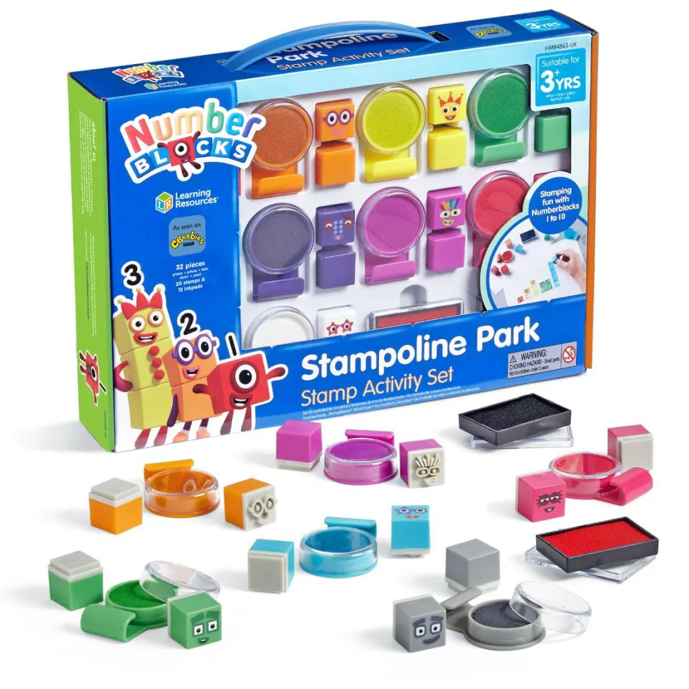 Learning Resources Numberblocks stempel-aktivitetssæt| Logik & Talforståelse|Skolesjov