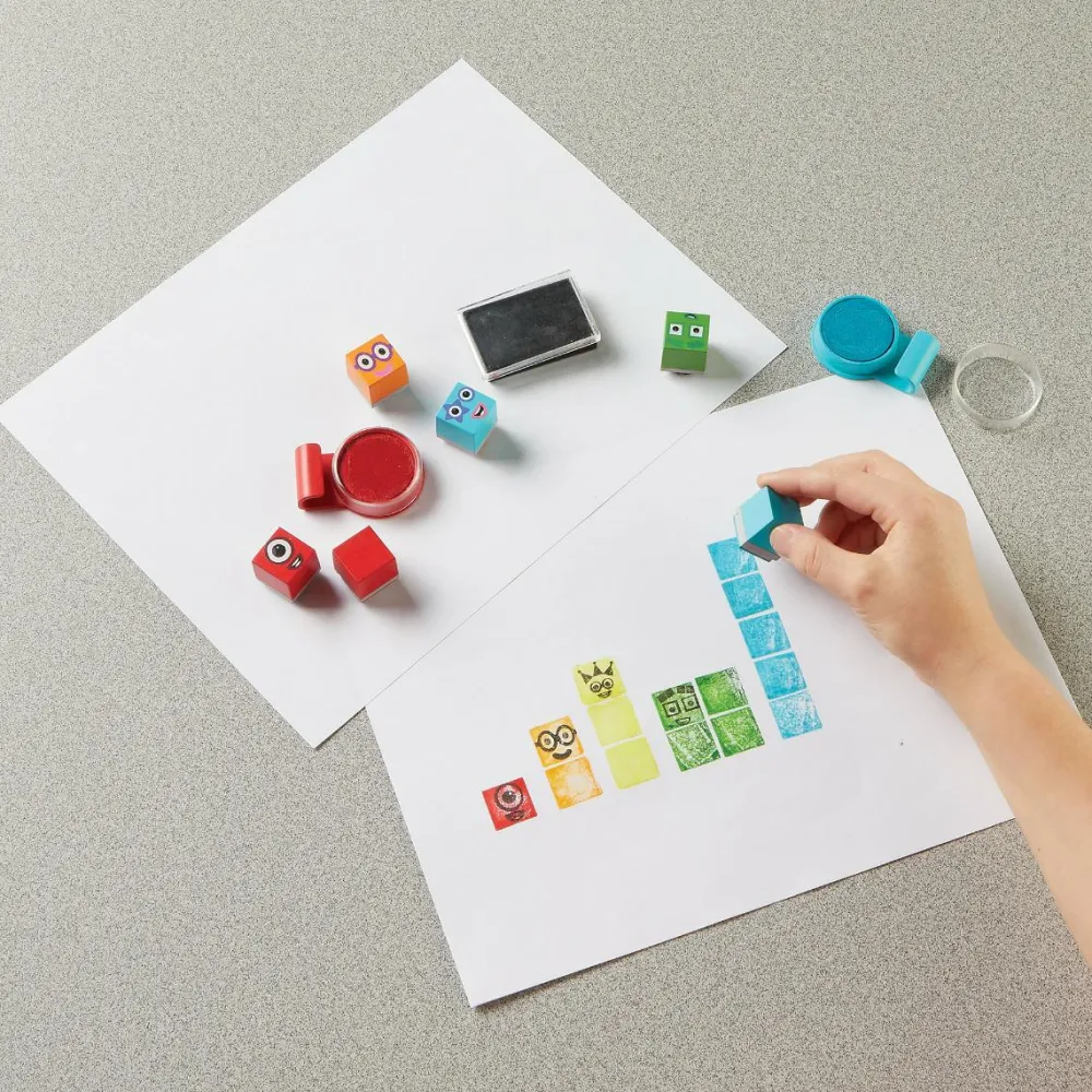 Learning Resources Numberblocks stempel-aktivitetssæt| Logik & Talforståelse|Skolesjov