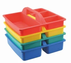 Opbevaringsbakker m. håndtag, 4 stk| Montessori|Sorterings- & Stablelegetøj