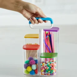 Learning Resources Opbevaringssystem - Transparent| Kreativ Leg|Tegne- & Malegrej