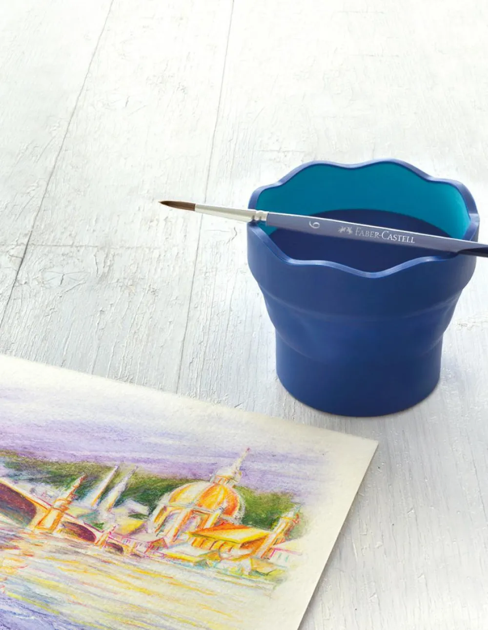 Faber-Castell Penselbøtte, foldbar| Tegne- & Malegrej