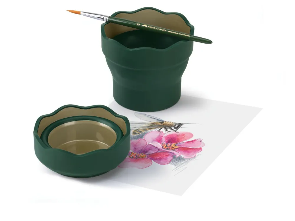 Faber-Castell Penselbøtte, foldbar| Tegne- & Malegrej