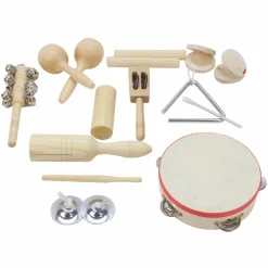 Beleduc Percussionsæt med 11 instrumenter|Børn Musikinstrumenter Til Børn