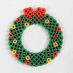 Perleplade midi - BioBeads, cirkel Ø9 cm| Jul|Kreativ Leg