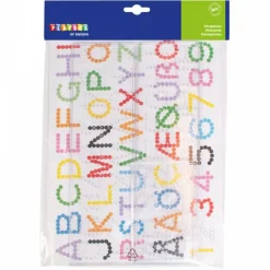 Playbox Perleplade, midi - Bogstaver og tal| Sprog & Leg|Skolesjov