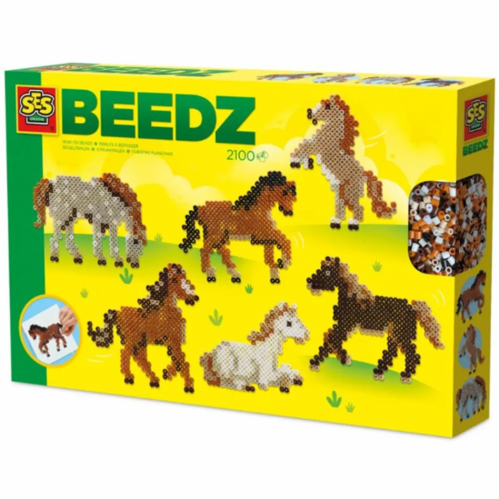 SES Creative Perler - Heste, 2.100 stk| Kreativ Leg