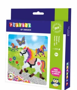 Playbox Perlesæt - Hest og sommerfugl, 2.000 stk| Kreativ Leg