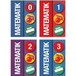 Pirana træningshæfte - Matematik: 0.-3. kl.|Børn Logik & Talforståelse|Skolesjov