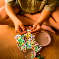 Dantoy Plastperler - Pastel, 520 stk| Lav Selv Smykker|Kreativ Leg