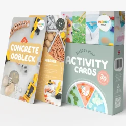 Inspire My Play PlayTRAY aktivitetskort til sanselege| Tumlinge Legetøj|Sorterings- & Stablelegetøj