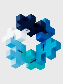 Plus-Plus - HEXEL Waterfall| Taktil / Følesans|Ro & Fordybelse