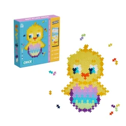 Plus-Plus - Puzzle By Number, Kylling 250 stk| Påske|Byggesæt