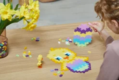 Plus-Plus - Puzzle By Number, Kylling 250 stk| Påske|Byggesæt