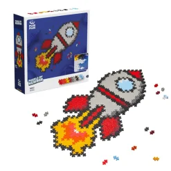 Plus-Plus - Puzzle By Number, Raket 500 stk| Legetøj Til Ferien|Puslespil