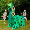 Polydron Large - Dinosaur, 130 dele| Tumlinge Legetøj|Byggesæt