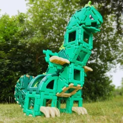 Polydron Large - Dinosaur, 130 dele| Tumlinge Legetøj|Byggesæt