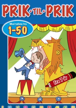 Forlaget Bolden Prik til prik 1-50 - Cirkus| Skolesjov|Matematik & Leg