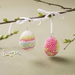 Creativ Company Påskepose - Lav Pearl Clay påskeæg, 2 stk| Påske|Kreativ Leg