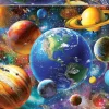 educa Puslespil m. 500 brikker - Solsystemet| Astronomi|Puslespil