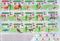 educa Puslespil m. 150 brikker - Verdenskort m. dinoer| Dinosaur Legetøj|Puslespil