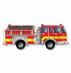 Melissa & Doug Puslespil til gulv - 24 brikker Brandbil| Puslespil