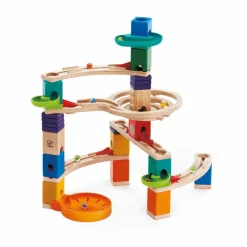 Hape Quadrilla kuglebane - Cliffhanger, 94 dele| Stem Læringslegetøj|Kuglebane