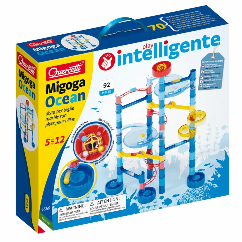 Quercetti Migoga Ocean kuglebane, 92 dele| Kuglebane