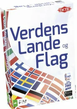 Tactic Quizspil - Verdens lande og flag| Legetøj Til Ferien