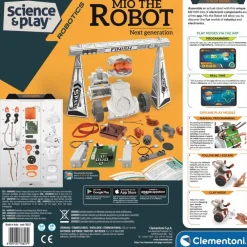 Clementoni Robotten Mio - Next Generation| Interaktivt Legetøj|Robot Legetøj