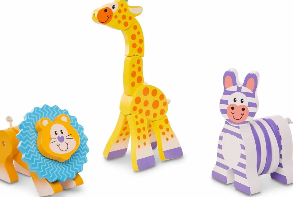 Melissa & Doug Safaridyr, 3 stk| Dyrefigurer|Babylegetøj