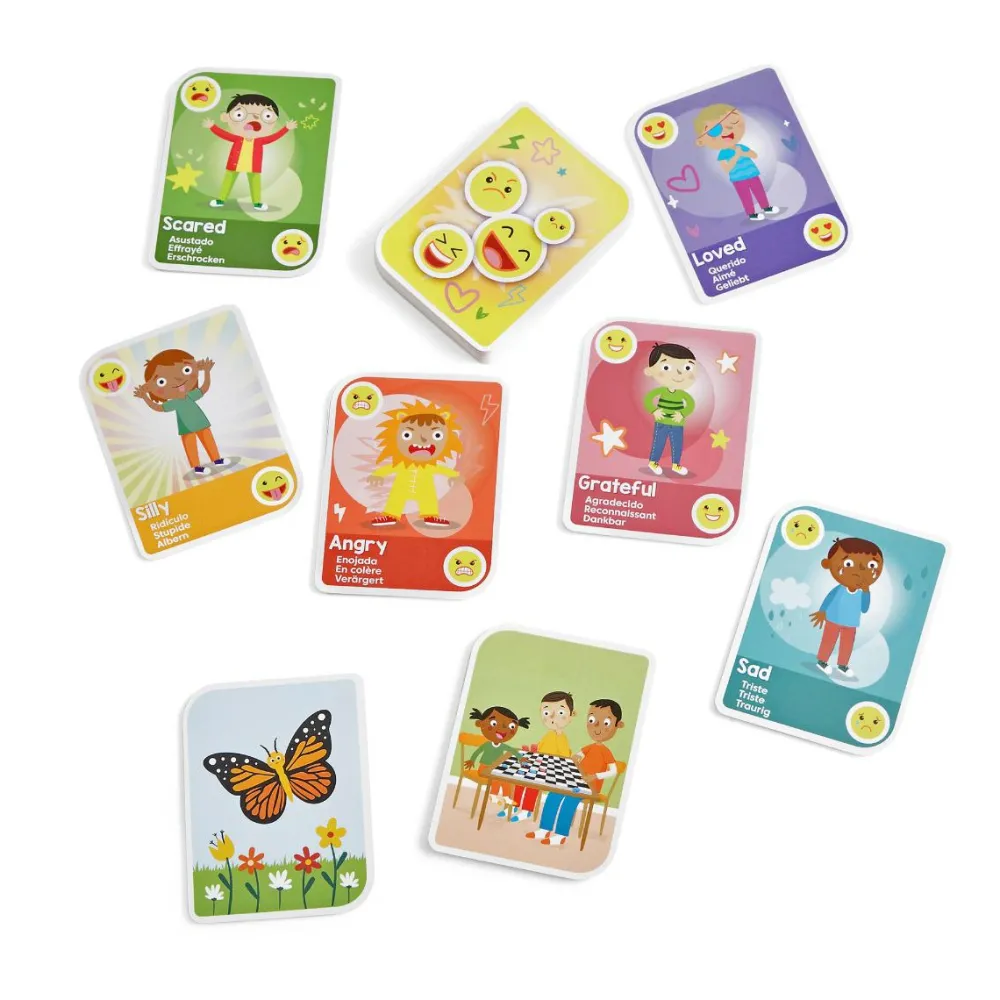 Learning Resources Samtalekort - Følelser, 100 stk| Sociale Kompetencer|Sprog & Leg