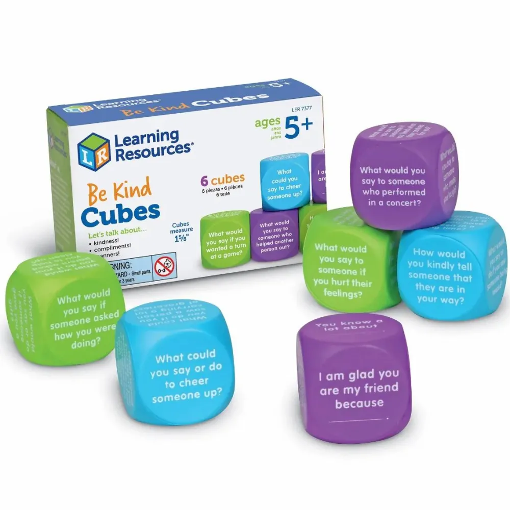 Learning Resources Samtaleterninger (engelsk) - Venlighed, 6 stk| Sociale Kompetencer|Sprog & Leg