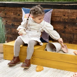 MUDDY BUDDY® Sandkasse - Space Saver, Gul| Udeleg