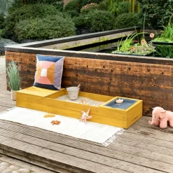 MUDDY BUDDY® Sandkasse - Space Saver, Gul| Udeleg